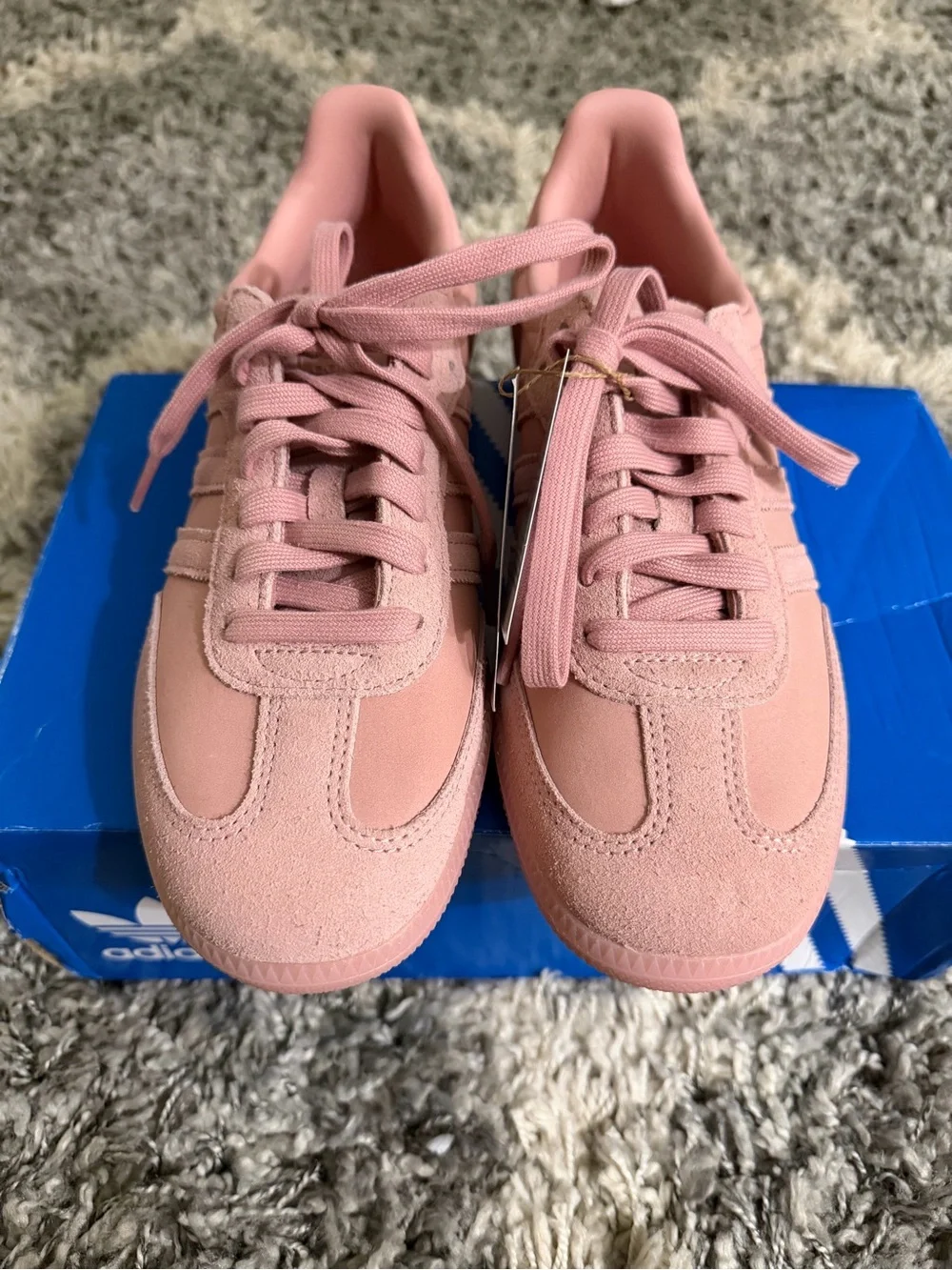 Pink Samba OG Women's Suede Lace-Up Sneakers
